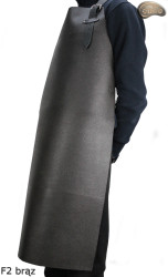 Grembiule protettivo in pelle F2 BROWN /macellaio/saldatura/cuoco/barbecue/fabbro