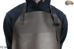 Grembiule protettivo in pelle F2 BROWN /macellaio/saldatura/cuoco/barbecue/fabbro