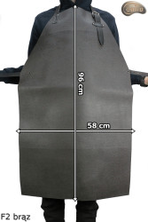 Grembiule protettivo in pelle F2 BROWN /macellaio/saldatura/cuoco/barbecue/fabbro