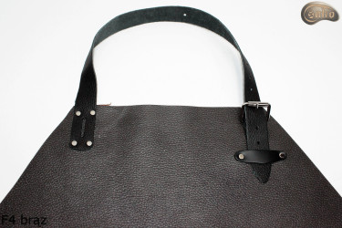 Leather protective apron F4 BROWN/butcher/welding/chef/barbecue/locksmith