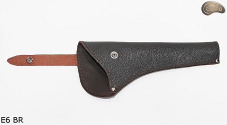 Holster case cover E6 spilt leather brown revolver Remington Colt Cattleman 44