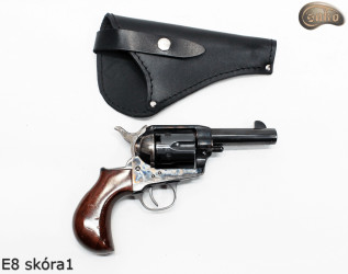 Fondina E8 BLACK GLOSSY per revolver Remington 3" Colt Cattleman 3,5"