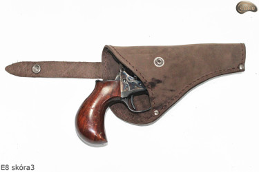 Étui holster E8 BROWN3 pour revolver Remington 3" Colt Cattleman 3,5"