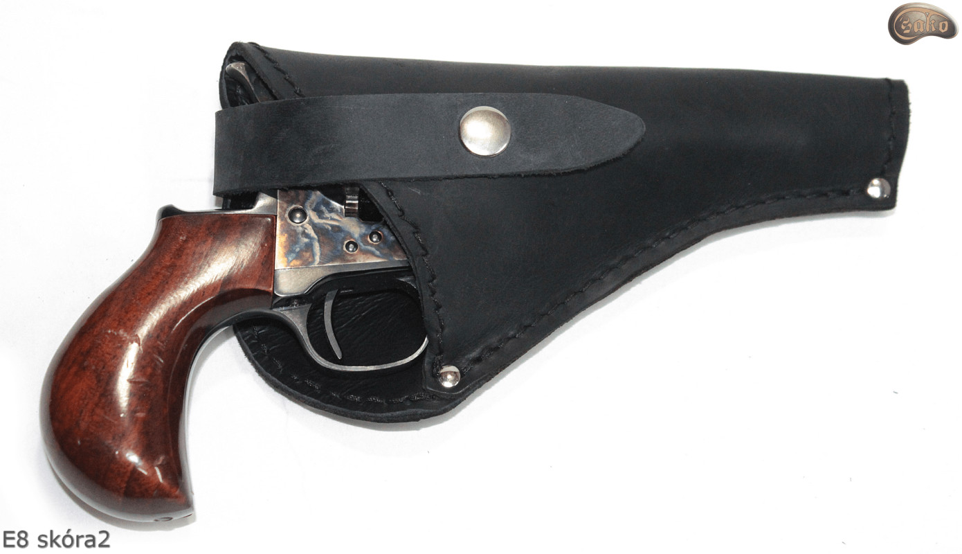 Fondina E9 BLACK MAT per revolver Remington Colt Cattleman 5,5"