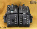 LEATHER SADDLEBAGS S158