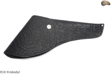 Fondina E10 COCCODRILLO per revolver COLT Cattleman 5,5" Remington 5,5"