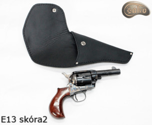 Fondina E13 BLACK MAT per revolver Remington 3" Colt Cattleman 3,5"