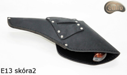 Fondina E13 BLACK MAT per revolver Remington 3" Colt Cattleman 3,5"