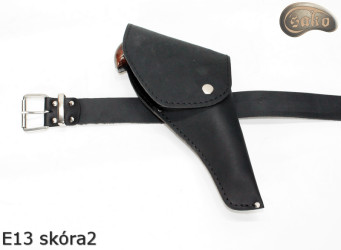 Fondina E13 BLACK MAT per revolver Remington 3" Colt Cattleman 3,5"