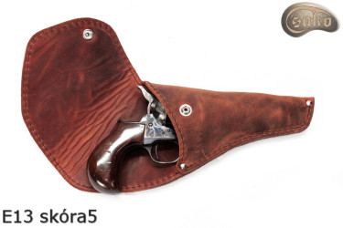 Étui holster E13 ORANGE pour revolver Remington 3" Colt Cattleman 3,5"