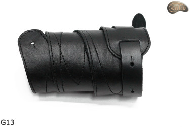 Cintura per chitarra G13 in pelle, cintura double-face per basso elettrico