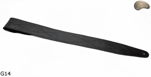 Cintura per chitarra G14 in pelle, cintura double-face per basso elettrico