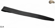 G14 guitar strap, double-sided leather strap for electric bass guitar