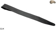 Cintura per chitarra G14 in pelle, cintura double-face per basso elettrico