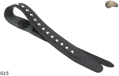 Cintura per chitarra G15 in pelle, cintura double-face per basso elettrico
