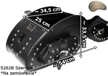 Bőr táska S262B WIDE *Kérésre*