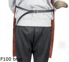 Grembiule protettivo in pelle F100 BROWN /macellaio/saldatura/cuoco/barbecue/fabbro