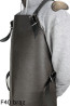 Leather protective apron F40 brown pressure-free butcher/welding/chef/barbecue/locksmith