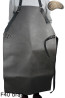 Grembiule protettivo in pelle F40 brown senza pressione macellaio/saldatura/cuoco/barbecue/fabbro