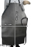 Grembiule protettivo in pelle F40 brown senza pressione macellaio/saldatura/cuoco/barbecue/fabbro