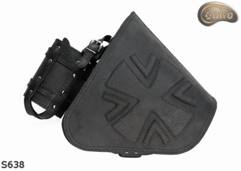 LEATHER SADDLEBAG S638 H-D SOFTAIL