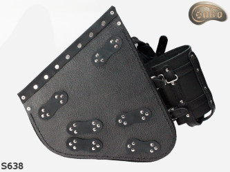 LEATHER SADDLEBAG S638 H-D SOFTAIL