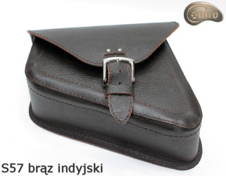 LEATHER SADDLEBAG S57 RETRO VINTAGE  H-D SPORTSTER