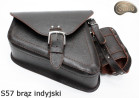 LEATHER SADDLEBAG S57 RETRO VINTAGE  H-D SPORTSTER