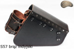 LEATHER SADDLEBAG S57 RETRO VINTAGE  H-D SPORTSTER