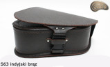 LEATHER SADDLEBAG S63 RETRO VINTARETRGE H-D SOFTAIL