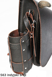 LEATHER SADDLEBAG S63 RETRO VINTARETRGE H-D SOFTAIL