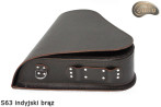 LEATHER SADDLEBAG S63 RETRO VINTARETRGE H-D SOFTAIL