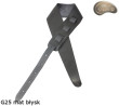 Tracolla per chitarra elettrica/basso G26, opaca, double-face, in vera pelle