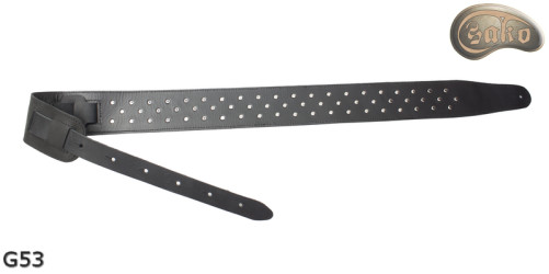Tracolla per chitarra elettrica/basso G53 a doppio lato in vera pelle