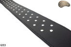 Tracolla per chitarra elettrica/basso G53 a doppio lato in vera pelle