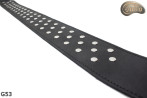 Tracolla per chitarra elettrica/basso G53 a doppio lato in vera pelle