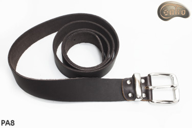 Cintura per pantaloni in pelle testa di moro PA8