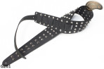 G261 Matte Double-Sided Genuine Leather Electric/Bass Guitar Strap