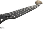 Tracolla per chitarra elettrica/basso G261 opaca, double-face, in vera pelle