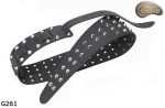 G261 Matte Double-Sided Genuine Leather Electric/Bass Guitar Strap