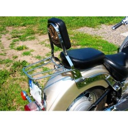 Dossier passager avec porte-bagages  YAMAHA XV 650 DRAG STAR CUSTOM