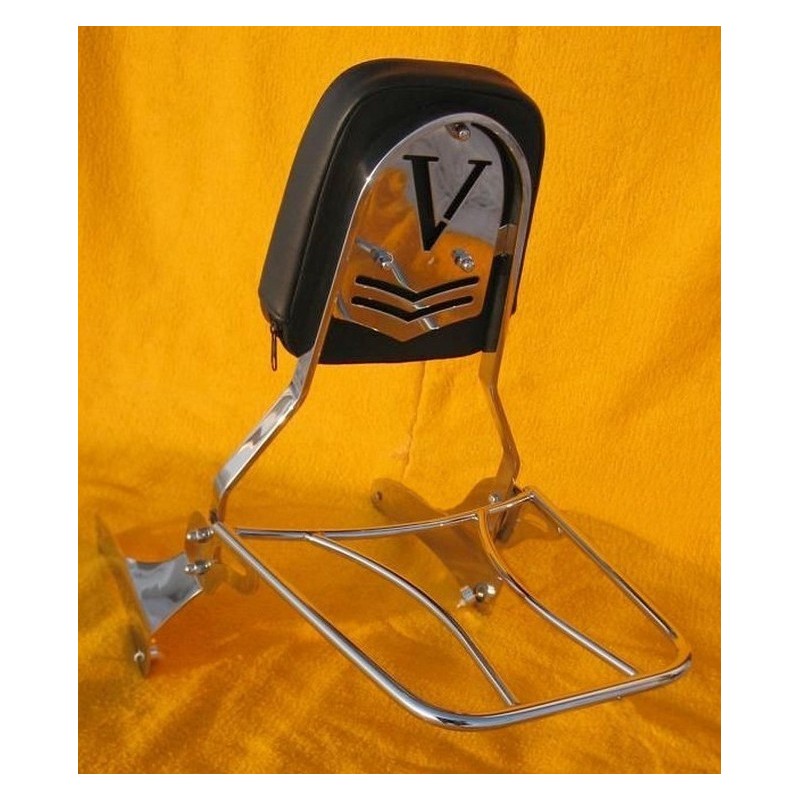 Passenger backrest with luggage rack  HONDA SHADOW VT 750 SPIRIT C2,  RC53 since '07 - Cardan shaft drive