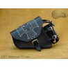 LEATHER SADDLEBAG S57 THE MALTA CROSS  H-D SPORTSTER