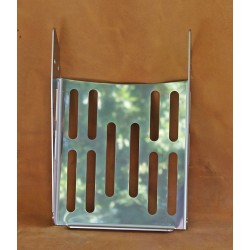 Narrow luggage carrier made of stainless steel