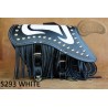 LEATHER SADDLEBAGS S293 WHITE *TO REQUEST*