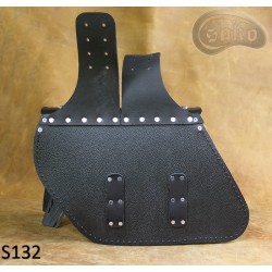 LEATHER SADDLEBAGS S132