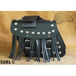 LEATHER SADDLEBAGS S281