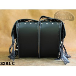 LEATHER SADDLEBAGS S281