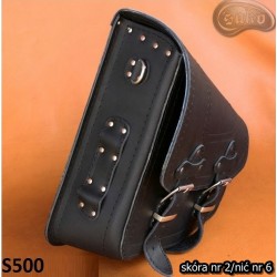 LEATHER SADDLEBAG S500 H-D SOFTAIL