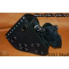 LEATHER SADDLEBAG S593 SKULL H-D SOFTAIL